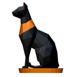 papercraft cat bastet (ancient egyptian goddess cat) pdf.