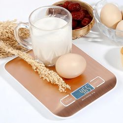 Kitchen Scale,Greater Goods Gray Food Scale,Digital Display Show Weight in Grams,Ounces,Milliliters,and Stainless Steel