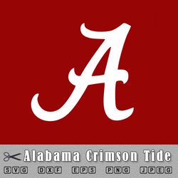 Alabama Crimson Tide SVG Alabama Crimson Tide PNG Alabama Crimson Tide Digital Alabama