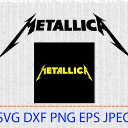 metallica svg metallica png metallica digital metallica cricut metallica rock music