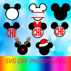 Mickey Mouse Head SVG Mickey Mouse Head PNG Mickey Minnie Mouse Head logo