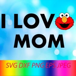 Cookie Monster SVG Cookie Monster PNG LOVE Sesame street logo svg Elmo Collection svg