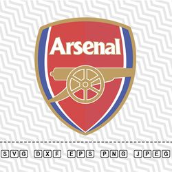 Arsenal Logo SVG Arsenal PNG Arsenal logo svg Arsenal cricut Arsenal fc