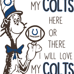 i will love my colts here or there, i will love my colts everywhere svg, dr seuss svg, sport svg, digital download