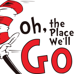 Oh The Place We Will Go Svg, Dr Seuss Svg, Dr Seuss Logo Svg, Dr. Seuss Clipart, Cat In The Hat Svg, Digital download