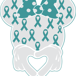 Ovarian Cancer Awareness Svg, Strength Courage Hope Svg, Teal Ribbon Svg, Breast Cancer Svg, Digital download