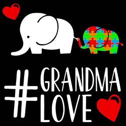 Grandma Love Autism Awareness Svg, Autism Svg, Awareness Svg, Autism logo Svg, Autism Heart Svg, Digital download