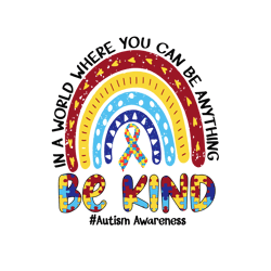 be kind autism awareness svg, autism svg, awareness svg, autism logo svg, autism heart svg, digital download-1