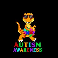 autism awareness dinosaur puzzle piece svg, autism svg, autism logo svg, awareness svg, heart svg, digital download