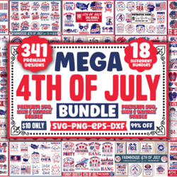 Mega 4th of July Bundle, 4th of July Bundle Svg file, 4th of July Svg, 4th of July logo Svg, Digital download