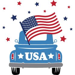 4th Of July Truck Svg, 4th of July Svg, Fourth of july svg, Happy 4th of July Svg, Digital download