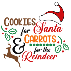 Cookies For Santa Carrots SVG, Merry Christmas Svg, Disney Svg, Winter svg, Santa SVG, Holiday Svg Cut File for Cricut