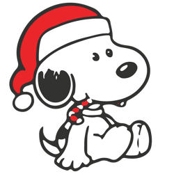 snoopy dog christmas svg, merry christmas svg, the peanuts svg, winter svg, santa svg, holiday svg cut file for cricut