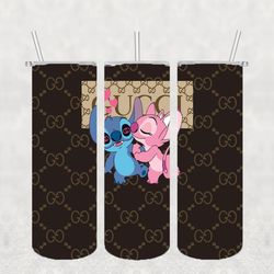 stitch gucci tumbler png, gucci tumbler png, straight tumbler wrap, skinny tumbler 20oz design digital download