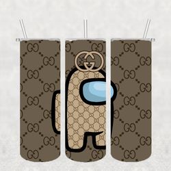 among us gucci tumbler png, gucci tumbler png, straight tumbler wrap, skinny tumbler 20oz design digital download