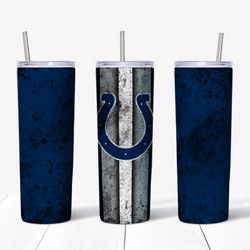 Indianapolis Colts Tumbler Wrap PNG, NFL Tumbler Png, Footbal Tumbler Wrap, Skinny Tumbler 20oz Design Digital Download