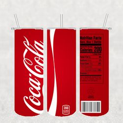 Coca Cola Tumbler Wrap PNG, Soda Drink Brands Tumbler Png, Tumbler Wrap, Skinny Tumbler 20oz Design Digital Download