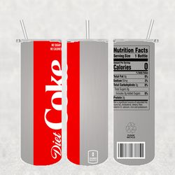 Diet Coke Tumbler Wrap PNG, Soda Drink Brands Tumbler Png, Tumbler Wrap, Skinny Tumbler 20oz Design Digital Download