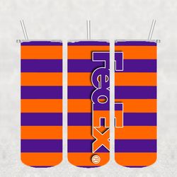 Fedex Tumbler Wrap PNG, Brand Tumbler Png, Tumbler Wrap, Skinny Tumbler 20oz Design Digital Download