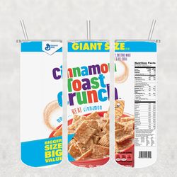 Cinnamon Toast Crunch Tumbler Wrap PNG, Candy Tumbler Png, Tumbler Wrap, Skinny Tumbler 20oz Design Digital Download