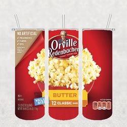 Popcorn Tumbler Wrap PNG, Candy Tumbler Png, Tumbler Wrap, Skinny Tumbler 20oz Design Digital Download