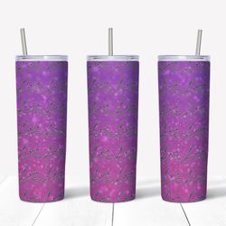 Purple Glitter Love Tumbler Wrap PNG,Valentine Tumbler Png, Tumbler Wrap, Skinny Tumbler 20oz Design Digital Download