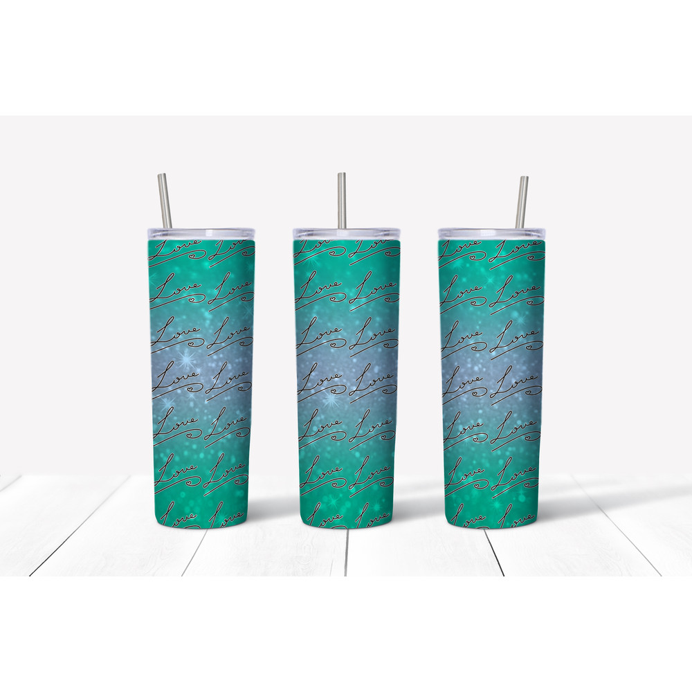 Turquoise Glitter Love Mockup.jpg