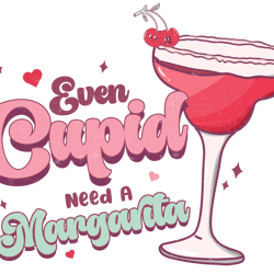 Even Cupid Need A PNG, Retro Valentine Png, Valentine Png, Pink Valentine Png, Love XOXO Png, Funny Valentine Png
