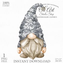 Military Gnome Clip Art. Gnome PNG. Army. Gnomes Graphics. Gnome Digital Download. Gnome Images.