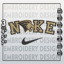 NCAA Embroidery Files, Nike Lindenwood Lions Embroidery Designs, Machine Embroidery Files, NCAA Lindenwood Lions