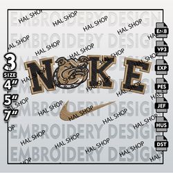 NCAA Embroidery Files, Nike Bryant Bulldogs Embroidery Designs, Machine Embroidery Files, NCAA Bryant Bulldogs