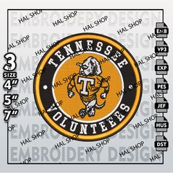 NCAA Tennessee Volunteers Embroidery Designs, NCAA Logo Embroidery Files, Tennessee Volunteer Machine Embroidery Designs