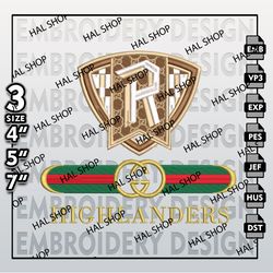 NCAA Gucci Radford Highlanders Embroidery Files, NCAA Highlanders Embroidery Design, NCAA Machine Embroider