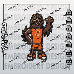 North Bowling Green Falcons Embroidery File, Machine Embroidery Files in 3 Sizes for Sport Lovers, NCAA Teams Bowling.