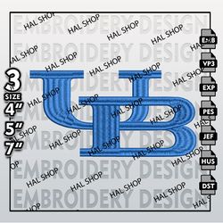 NCAA Buffalo Bulls Embroidery File, 3 Sizes, 6 Formats, NCAA Machine Embroidery Design, NCAA Logo, NCAA Teams