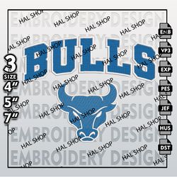 NCAA Buffalo Bulls Machine Embroidery Design, NCAA Buffalo Bulls Logo, Embroidery File, 3 size, Instand Download