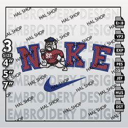 NCAA Ni ke South Carolina State Bulldogs Logo Embroidery Design, Machine Embroidery Files in 3 Sizes for Sport Lovers
