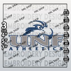NCAA North Florida Ospreys Embroidery File, NCAA Florida Osprey Logo, 3 Sizes 6 Formats, NCAA Machine Embroidery Design