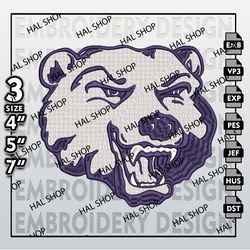 NCAA Belmont Bruins Embroidery File, NCAA Belmont Bruins Teams, 3 Sizes 6 Formats, NCAA Machine Embroidery Design.