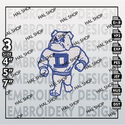 NCAA Drake Bulldogs Embroidery File, NCAA Drake Bulldogs Logo, 3 Sizes 6 Formats, NCAA Machine Embroidery Design.