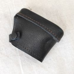 1pcs soviet leather damper pad for frame. black cover-shock absorber ussr. nos