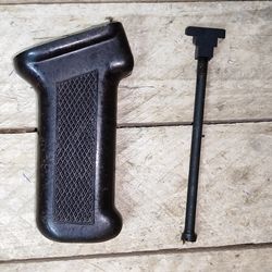 rare soviet bakelite plum grip with connecting screw and nut ussr, original
