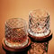 Rotating Spinning Tumbler Whiskey Glass Crystal Whiskey Glasses With Base Wine Brandy Drinkware For 2