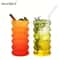Heatresistant Transparent Glass Cup Creative Tumbler Drinkware Tea Juice Milk Coffee Mug Home Water 4
