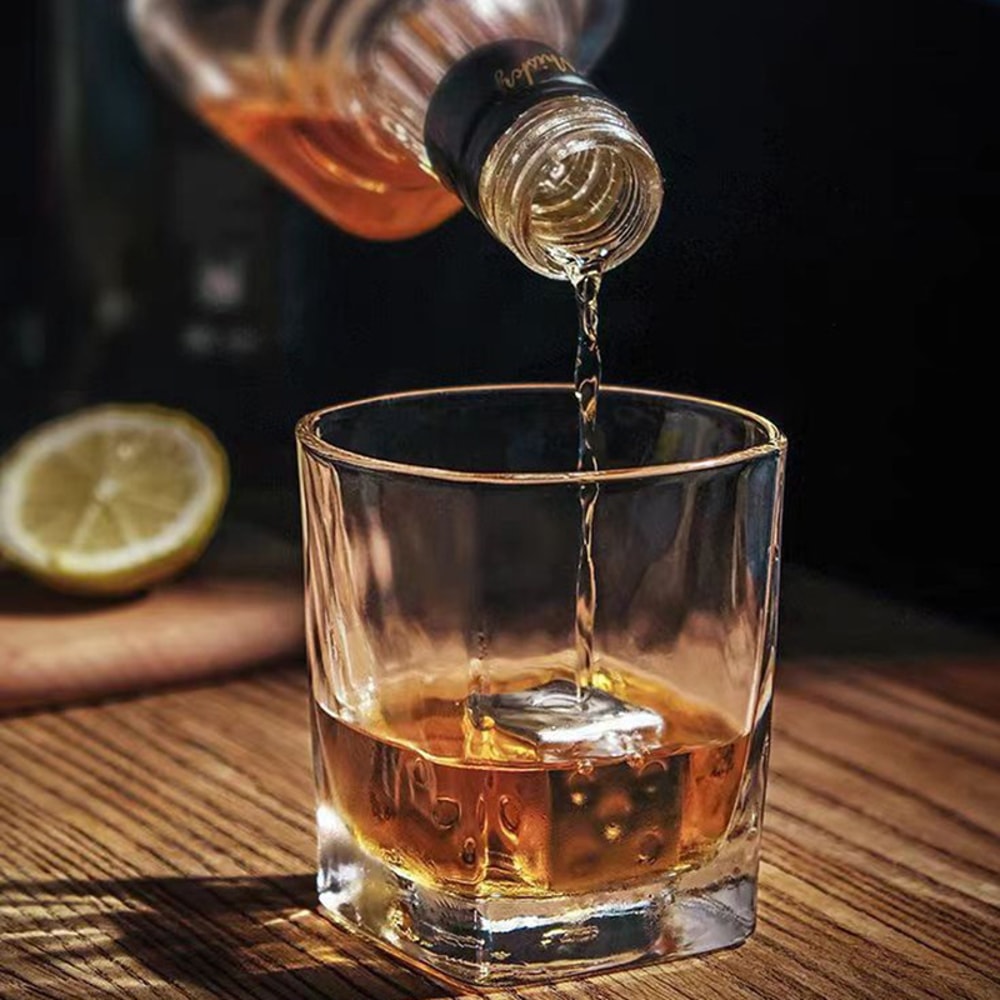 Luxury Rotating Wine Glass Tumbler HighEnd Whiskey Glass 235ml Foreign Wine Glass Transparent Cold 4