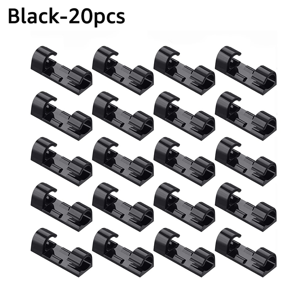 USB Cable Management Clips Untoom Wire Winder Manager For Desktop Wall PC Cellphone Charging Data L 7