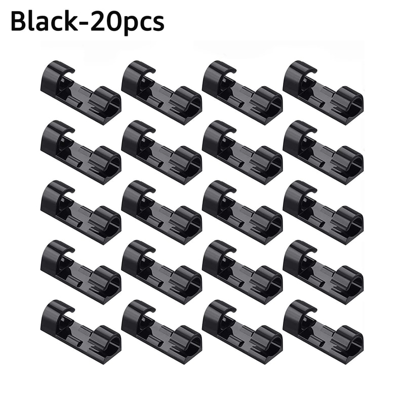 USB Cable Management Clips Untoom Wire Winder Manager For Desktop Wall PC Cellphone Charging Data L 7