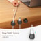 Smooth Magnetic Cable Clips Adjustable Cord Holder For Desk Wire Management Cable Organizer Keeper 2