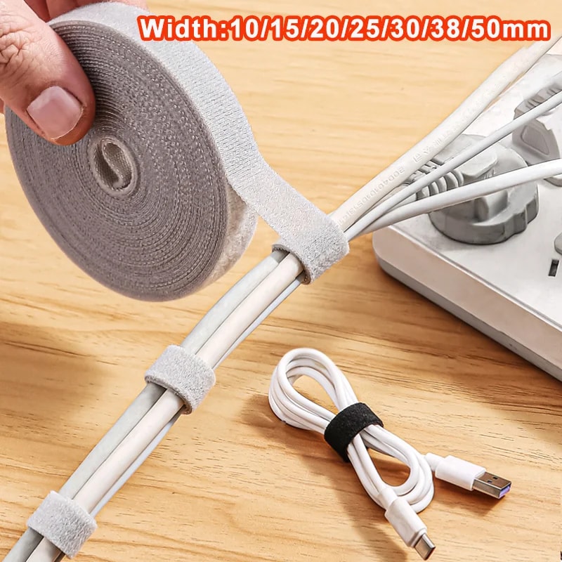 Cable Management Ties Protector Wire Winder Earphone Mouse Cord Organizer