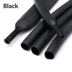 black heat shrink tube polyolefin thermal insulated cable sleeve